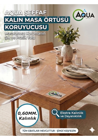 Şeffaf Pvc Mika - 0,60 Mm. Kalınlık