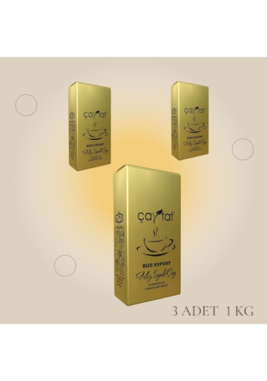 Çaytat Export Filiz Bergamot Aromalı Çay 3 x 1 KG