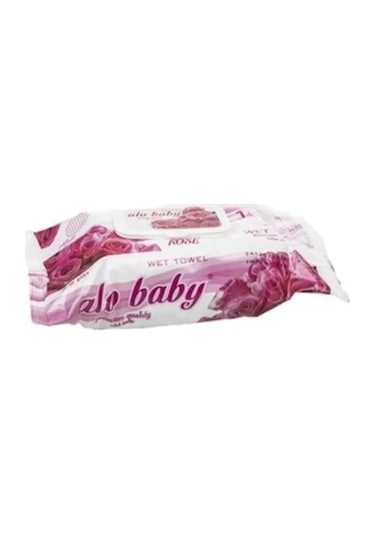 Alo Baby Gül Kokulu Islak Mendil 102'Li