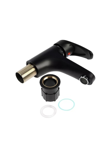 Zeın Lavabo İçin Musluk, Abs Plastik, Siyah 265273709 Siyah