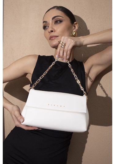 Sisley Kadın Çapraz Çantası Sly 183 Std / Beyaz Beyaz