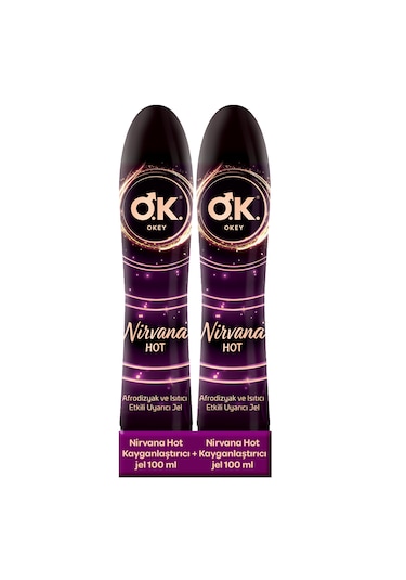 Okey Nirvana Hot Uyarıcı Jel 2 x 100 ML