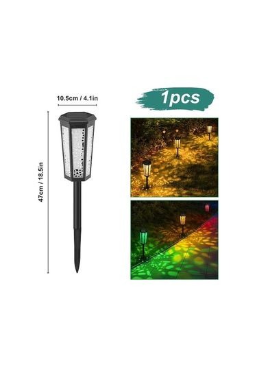 Novahub Yeni Güneş Bahçesi Çim Oymak Işık Led Güneş Peyzaj Işığı Açık Su Geçirmez Bahçe Zemin Ekleme Işığı Noel Rgb Dekoratif Işık 1pcs 1pcs