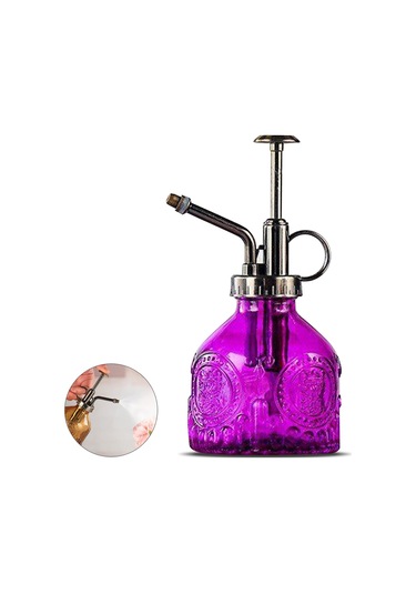 Reedark Retro Cam Bitki Spreyleri İçin Şık Cam Sulama Şişesi, 200ml Kapasiteli, Ev Ve Ofis Temizliği İdeal