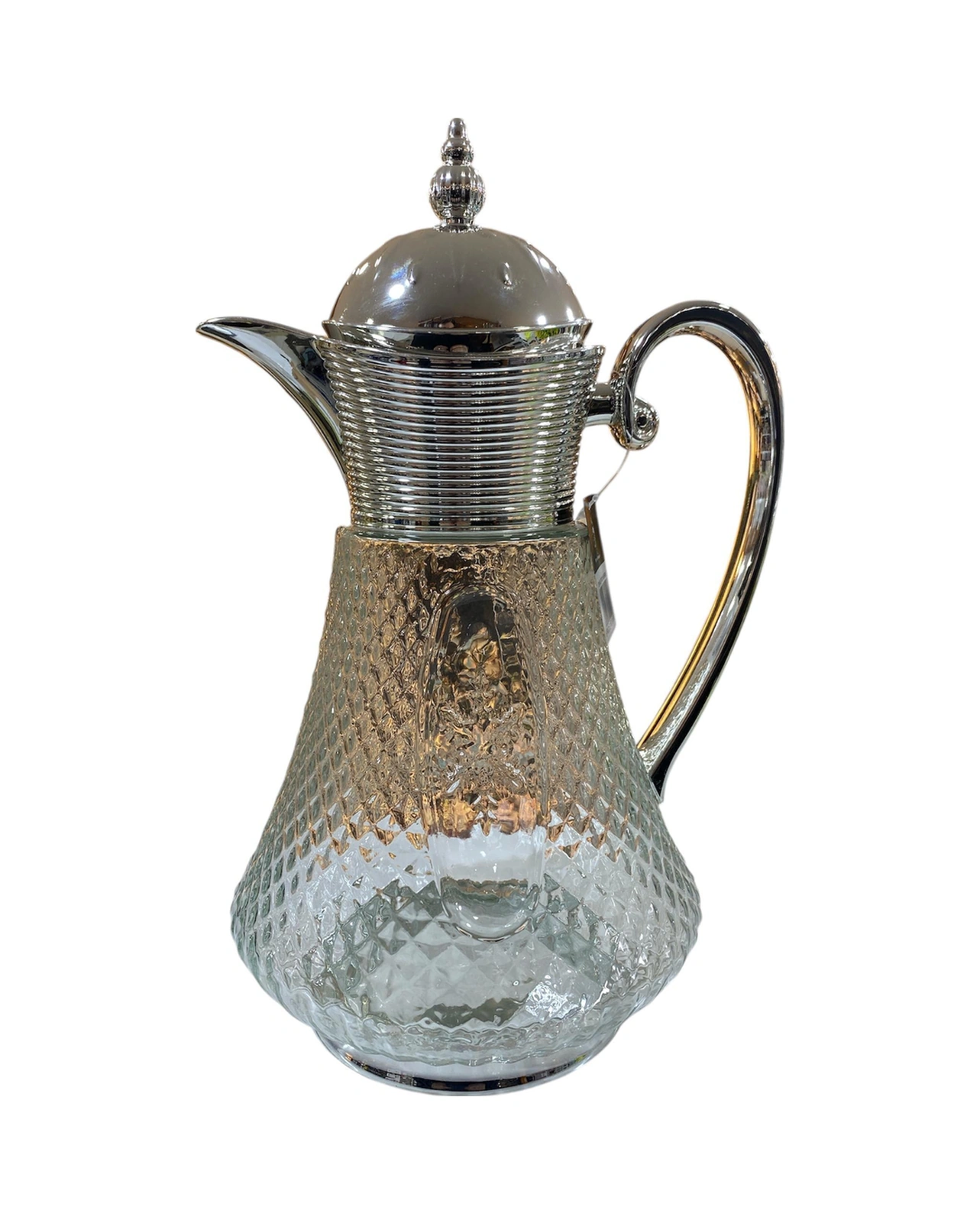 Royking Nurbanu Sürahi Şerbetlik 1.8 Litre Gümüş