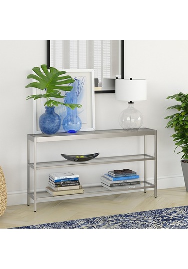 Ester Gümüş Renk Metal Konsol&dresuar Gümüş