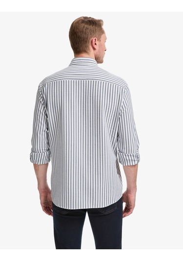 Pierre Cardin Erkek Lacivert Gömlek Desenli 50320859-vr033