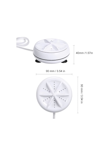 Mini Portatif Çamaşır Makinesi Çok Renkli