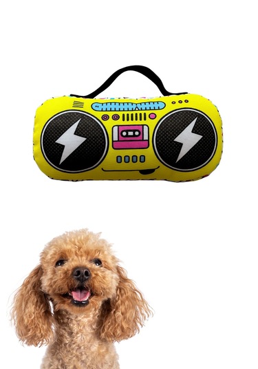 Havhav Köpek Peluş Oyuncak Seti Vikvikli Gitar Ve Peluş Radyo