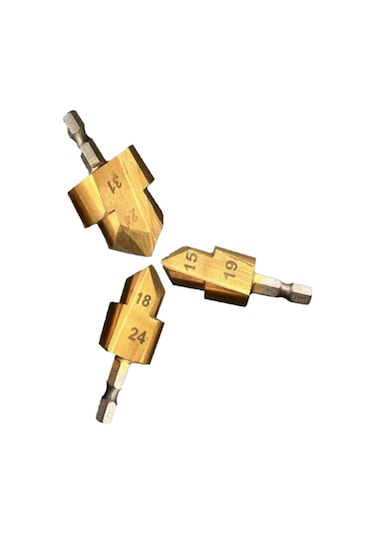 Geeroyoo Ppr Boru Genişletme Matkabı - 6.35mm Şaft Çapı, Yüksek Hassasiyetli Kesme Ve Kolay Talaş Çıkarma Özelliği İle Profesyonel Kullanım