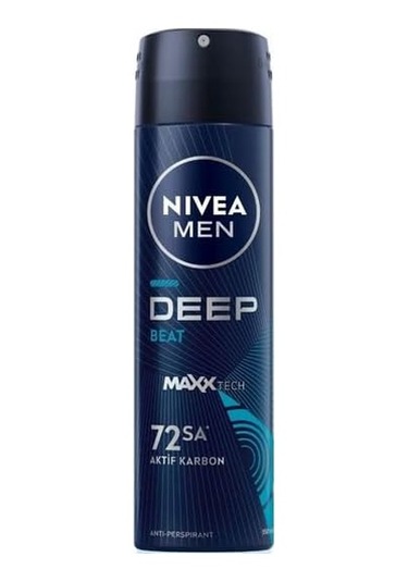 Men Erkek Sprey Deodorant Deep Beat 150ml, 72 Saat Anti-perspirant Koruma
