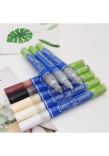 Honmex Beyaz Seramik Grout Marker - Nem, Su Ve Kirlilik Koruyucu, Toksiksiz, Düşük Koku, Çevre Dostu Gümüş