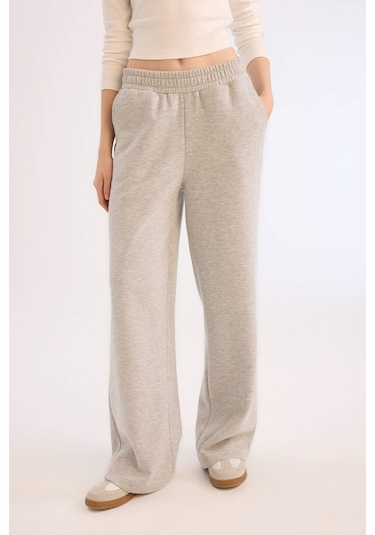 DeFacto Coool Wide Leg Eşofman Altı Beli Lastikli Geniş Bol Paça B3345AX25SPGR210