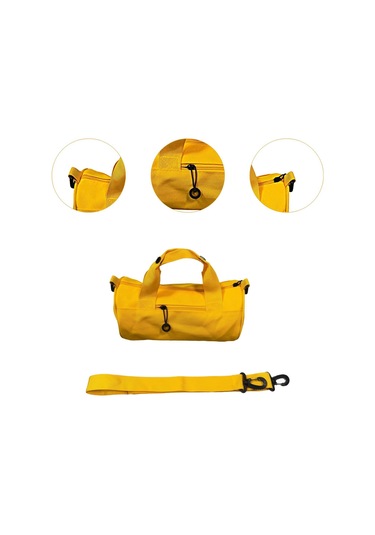 Homyl Dans Çantası Spor Çocuk Doğum Günü Hediyesi Jimnastik Sarı