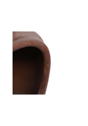 Güneş Motifli Küçük Chimenea Kırmızı