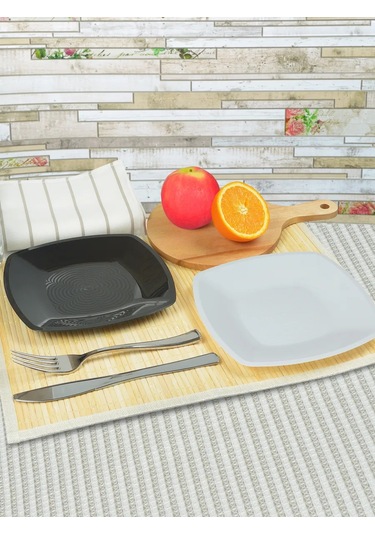 Jolly Seller Beyaz Tek Kullanımlık Tabak 12 Adet 436469341 12 Adet