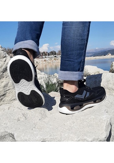 Dunlop 2357 Siyah Air Yumuşak Taban Erkek Spor Ayakkabı AYKSAYAK-000513