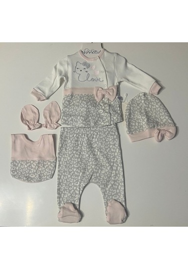 Nonna Baby Leopar 5li Zıbın Takımı SOMON