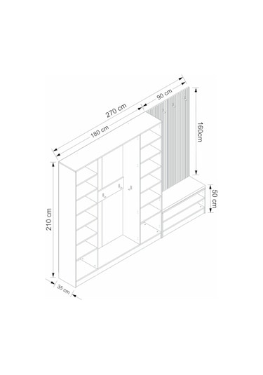 Kale Dekor Panel 4 K 2b Raf Portmanto+ayk Mind Byz Mbr Panjur Byz