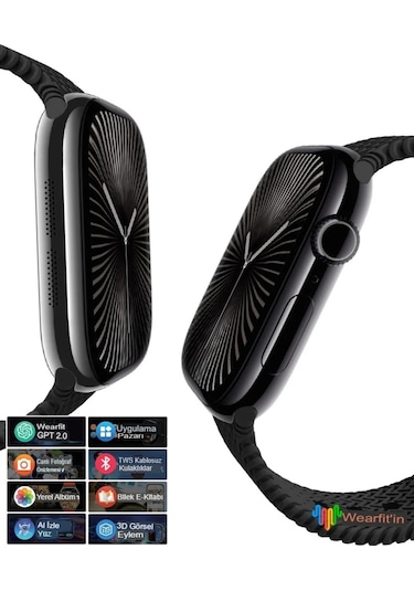 Watch 8 Hk9 Pro Max 2.02 Tam Amoled Ekran Akılı Saat 2023 Amiral Gemisi