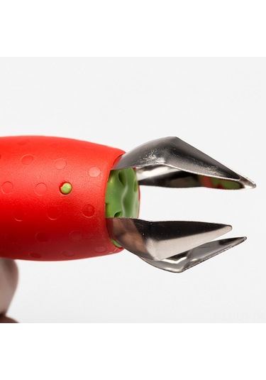 Leezsing Kırmızı Çilek Domates Sap Ayırıcı - Yumuşak Meyve Sebze Sapı Kaldırıcı Aleti Diğer