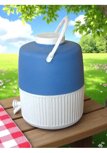 10 Lt Kale 1002 Soğuk Su Termosu Musluklu Piknik Termos Çok Renkli