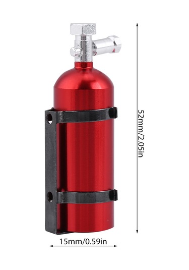 Geekyou Kırmızı Metal Rc Tırmanıcı Aksesuarı - Cc01/scx10/trx-4/d90 Uyumlu, Dayanıklı, Kolay Kurulum, Araçları Daha Çarpıcı Hale Getirir