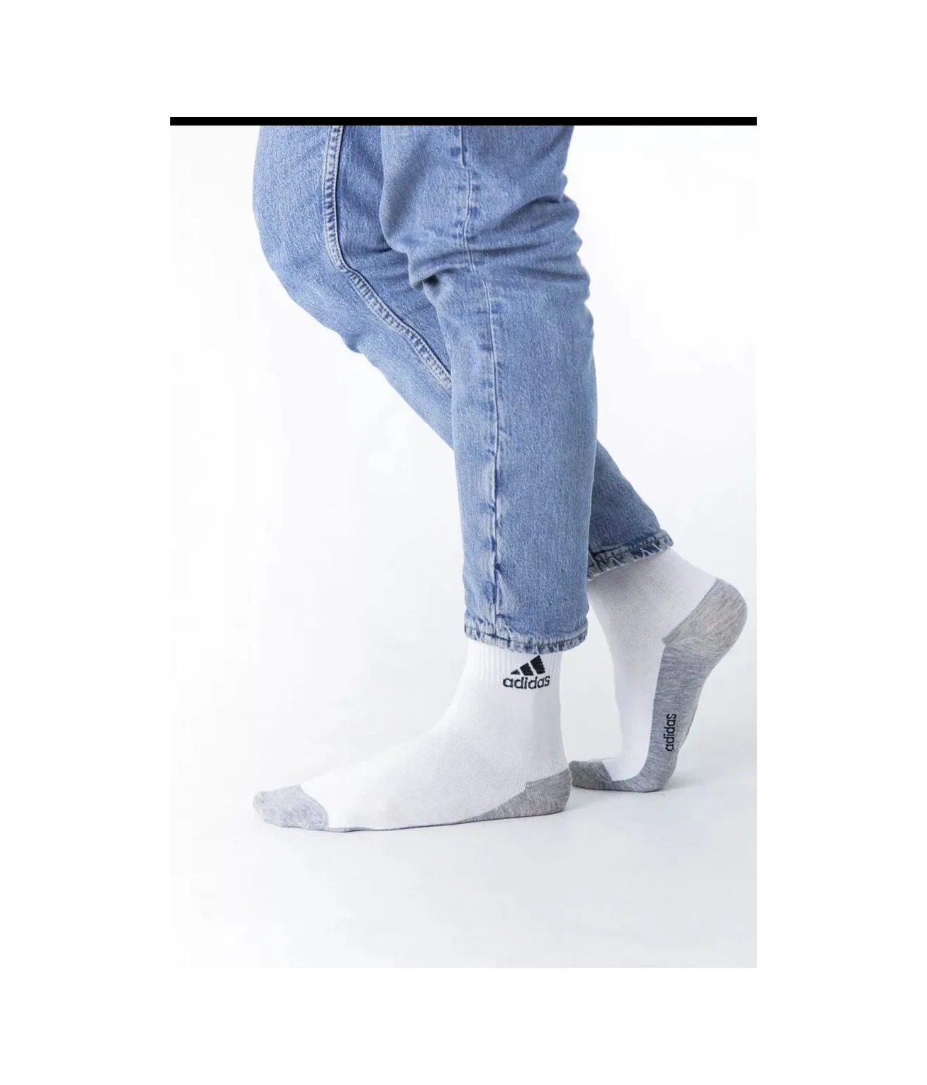 Nmshop Erkek Çorap Seti 10 Çift Spor Pamuklu 322294225 Beyaz