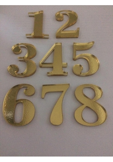 Gendec 5 Cm Altın Sarı No:12345678