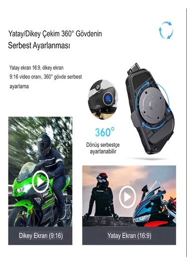 Q-28 Su Geçirmez Wireless 30fps Hd Yatay/dikey 1920^1080p Video M