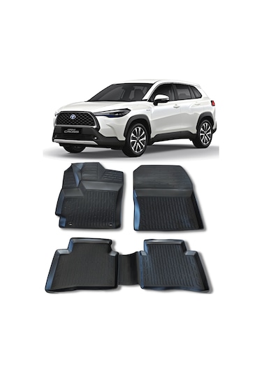 Toyota Corolla Uyumlu Cross Paspas 2022 Sonrası 3d Havuzlu Wöller Paspas