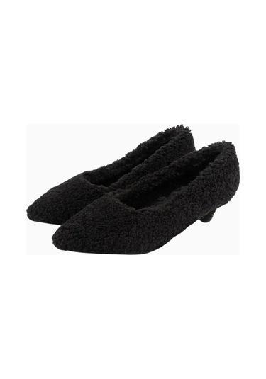 Age Of Innocence Gia Lüks Shearling Kürklü Kadın Ayakkabı Bot Siyah
