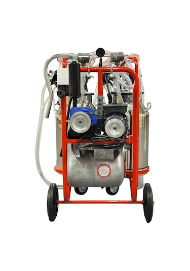 Sezer Çelik Güğüm Dört Başlık İnek Sağım Makinesi