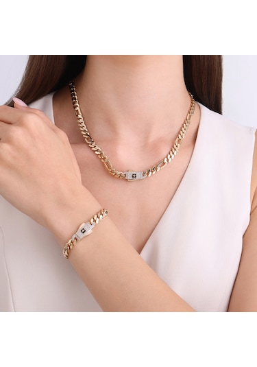 Altınbaş Altınbaş Golden Chain Bileklik Abl0384-y-24737-t75mm Çok Renkli