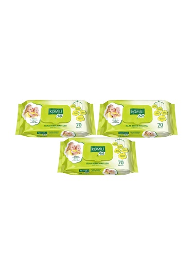 Komili Soft Islak Havlu Mendil 3 X 70'Li