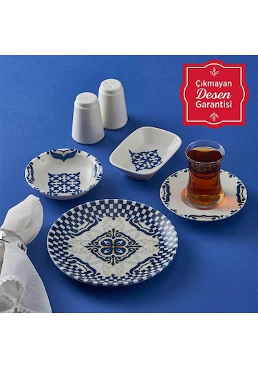 Neva N3204 Pars 26 Prç Kahvaltı Takımı Lacivert