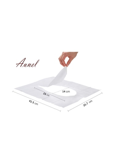 10 Tek Kullanımlık Klozet Kapağı Seyahat Taşınabilir Tuvalet Kağıdı Pedleri