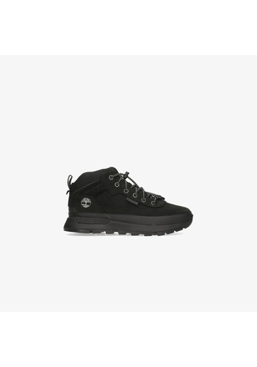 Timberland Mid Lace Up Çocuk Siyah Outdoor Bot Düz Tb0a2f8w0151 Siyah