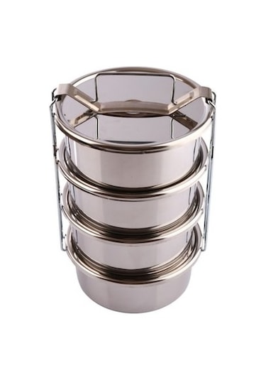 12x6 Cm 4 Gözlü Sefer Tası Yaylı Taşıma Sistemi Tek Kişilik