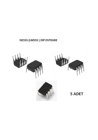 NE555 LM555 DİP ENTEGRE 5 ADET