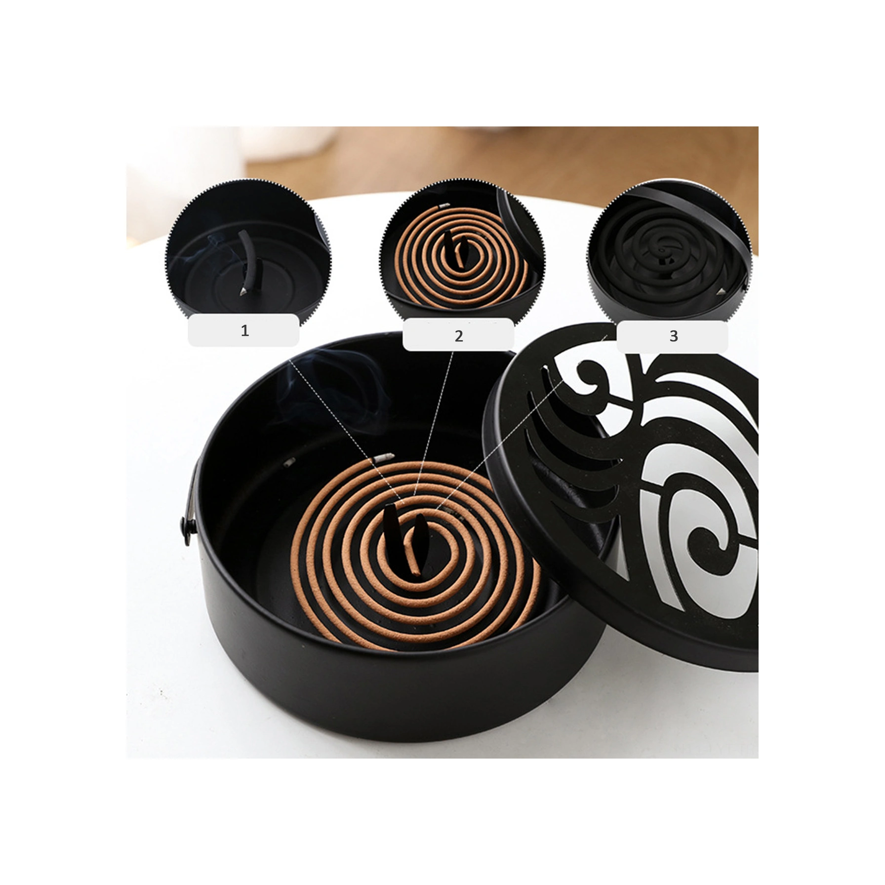 Youtek Demir Çelik Delikli Isıya Dayanıklı Kovuklu Musluk Kutuğu, Taşınabilir Kapağı İle Ev İçin Güvenli, Halka Desenli Stokta Satışta Diğer