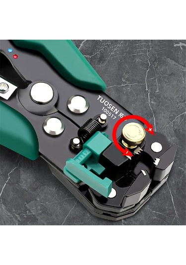 Skycity Yüksek Karbon Çelik Otomatik Kablon Ayağı - 0.5-6mm² Telli Kablo Açma, Kesme Ve Presleme Multifonksiyon Elektrik Aleti