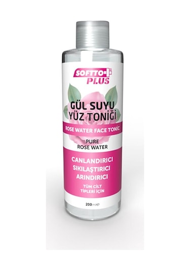 SOFTTO PLUS GÜL SUYU YÜZ TONİĞİ