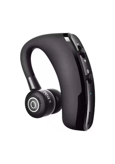 Konesam V9s Mavi Tek Kulaklı Bluetooth 5.0 Kulaklık: Led Ekran, Gürültü Engelleme, Spor Ve Araç Kullanıma Uygun