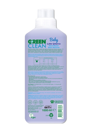 Green Clean Baby Bitkisel Leke Çıkarıcı 1000 Ml