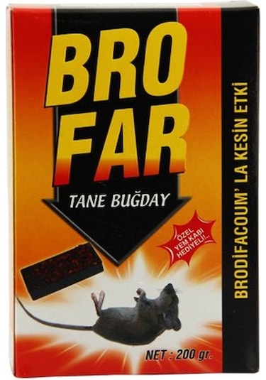 Brofar Tane Buğday Fare Zehiri 200 G