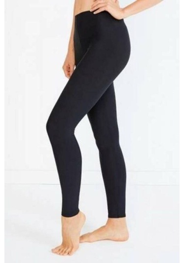 Kadın Siyah Termal İçlik Alt Üst Set Siyah
