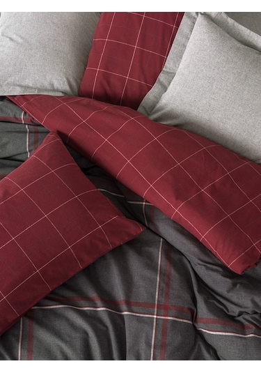 Cotton Box Warm Flanel Tek Kişilik Nevresim Takımı Sento Gri