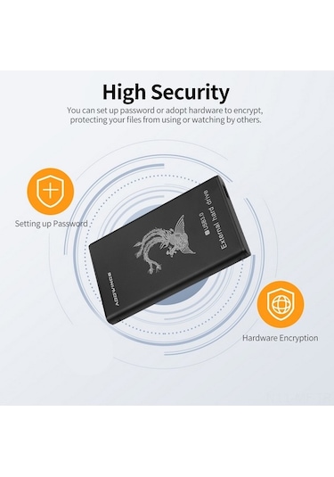 Novahub Addwıngs Usb 3.0 Taşınabilir Harici Disk: Parola Koruma, Otomatik Yedekleme, 160gb, Siyah, Hızlı Bağlantı, 2.5 Boyutu