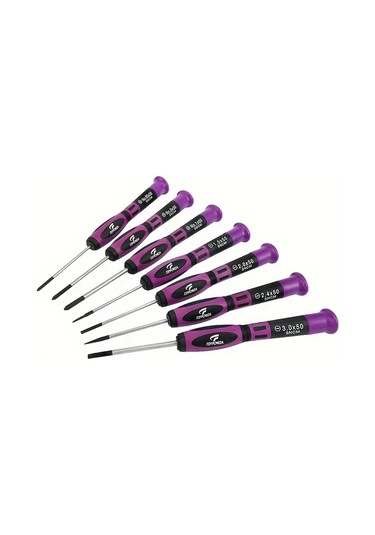 Honeybeeshop Topforza 7 Parça Hassas Tornavida Seti Saat Elektronik Bilgisayar Tamiri İçin Manyetik Phillips Oluklu Başlıklar